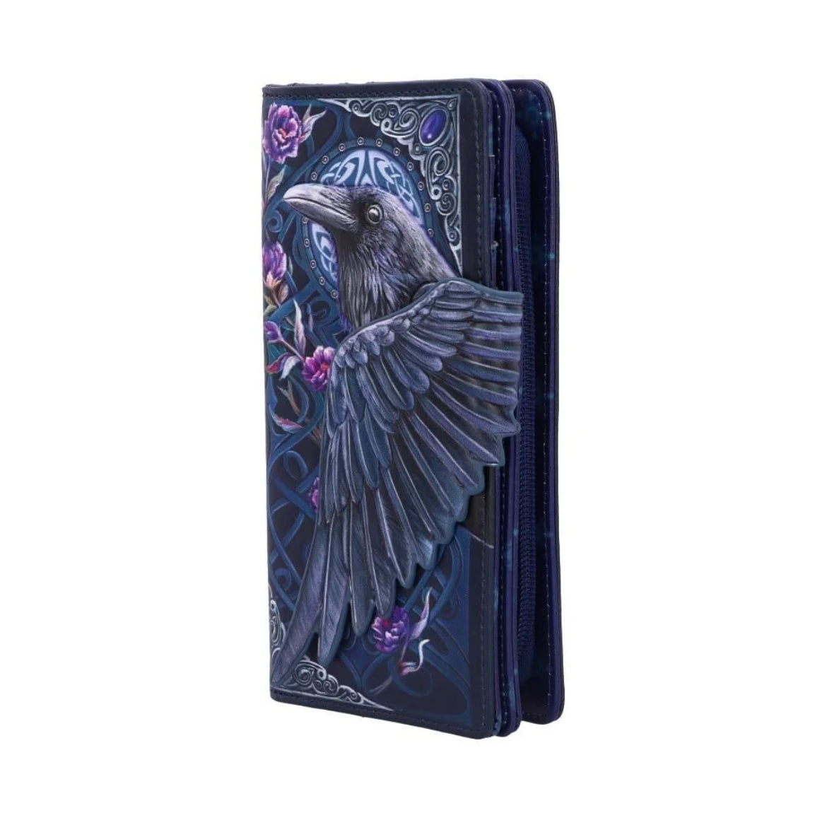 Raven's Flight Embossed Purse 18.5cm