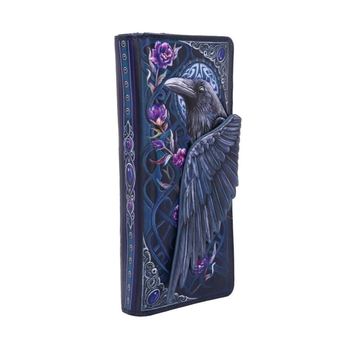 Raven's Flight Embossed Purse 18.5cm