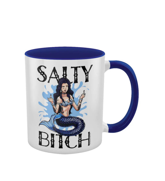 Salty Bitch Blue Inner Two Tone Mug