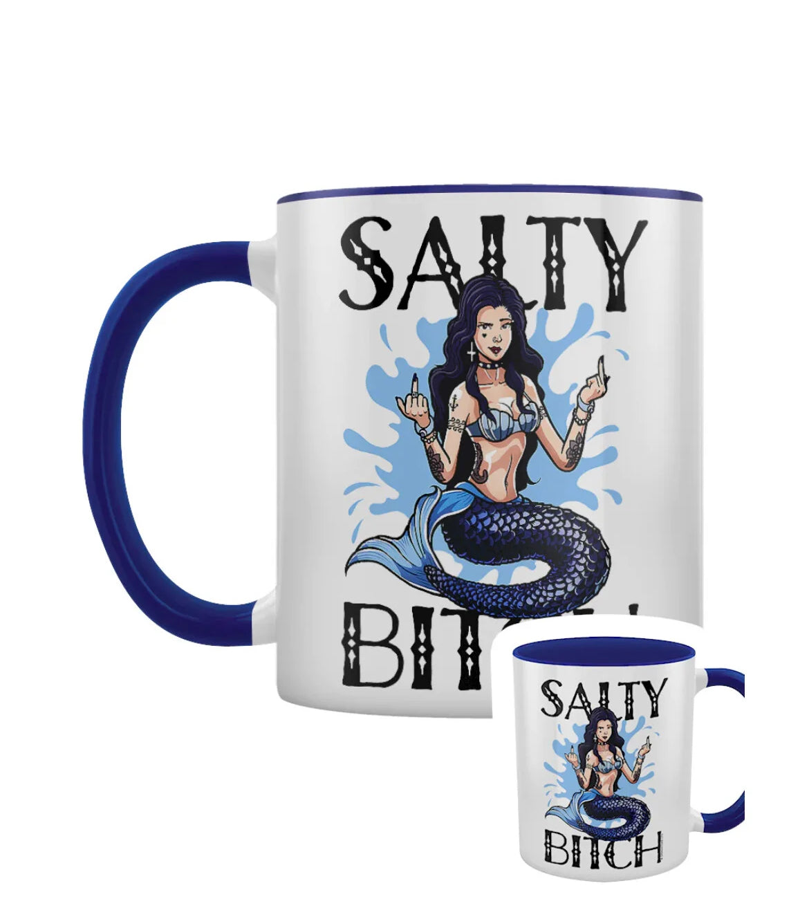 Salty Bitch Blue Inner Two Tone Mug
