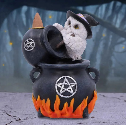 Snowy Brew Backflow Incense Burner 17cm