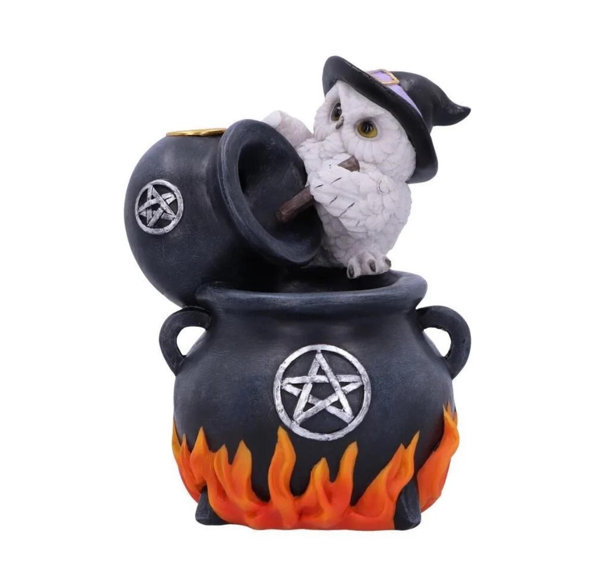 Snowy Brew Backflow Incense Burner 17cm