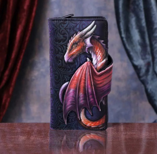Take flight embossed dragon purse 18.5cm