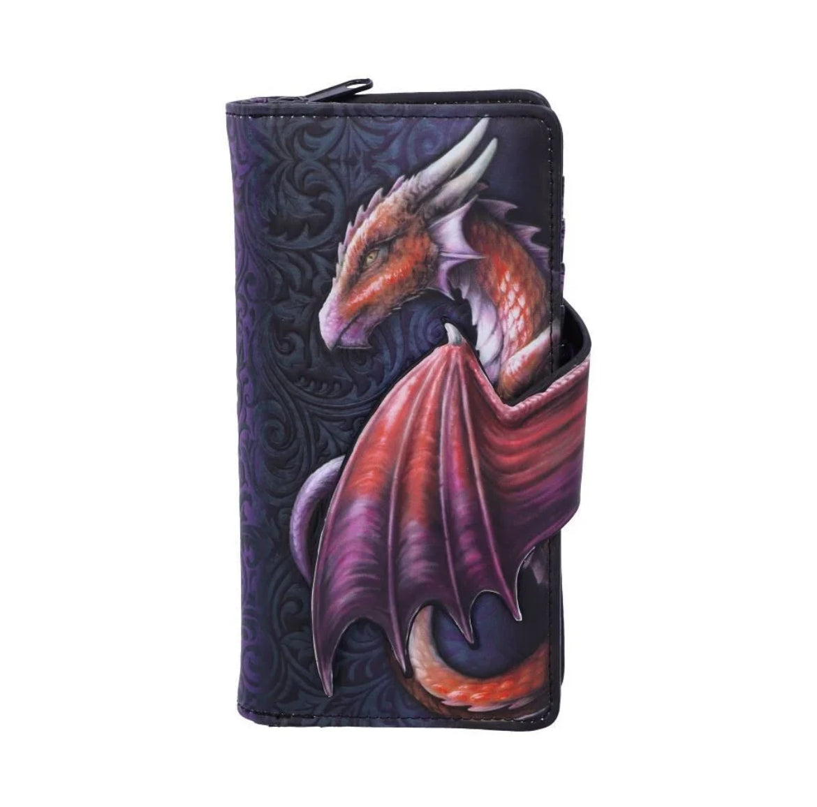 Take flight embossed dragon purse 18.5cm