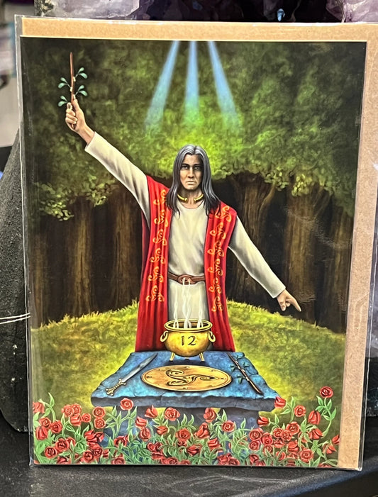 The Magician greeting card
