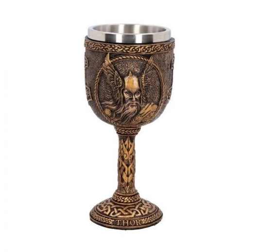 Thor Norse God of Thunder Goblet 17cm