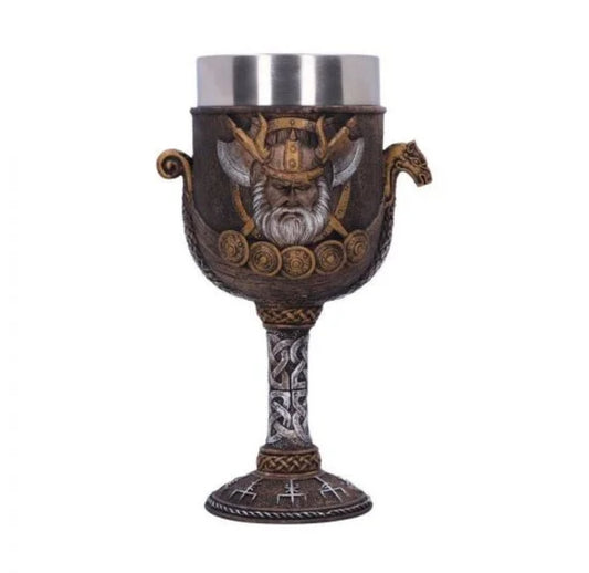 Valhalla Viking Dragon Goblet 17cm
