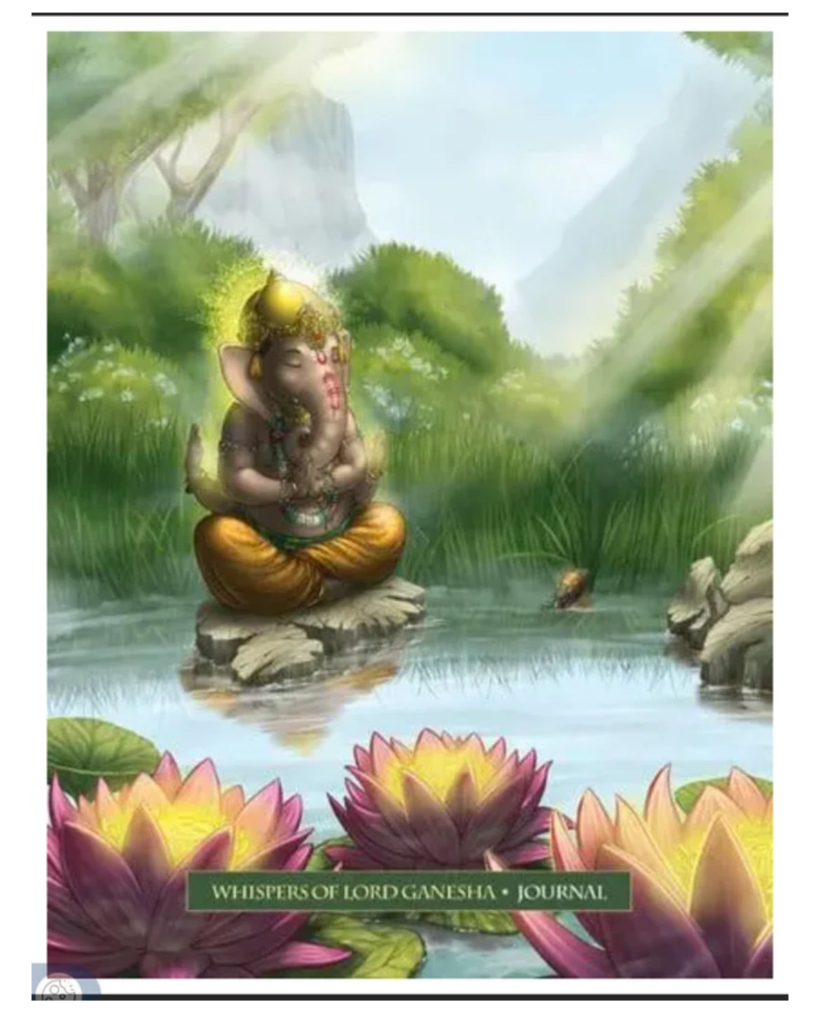 Whispers of Lord Ganesha Journal by Angela Hartfield
