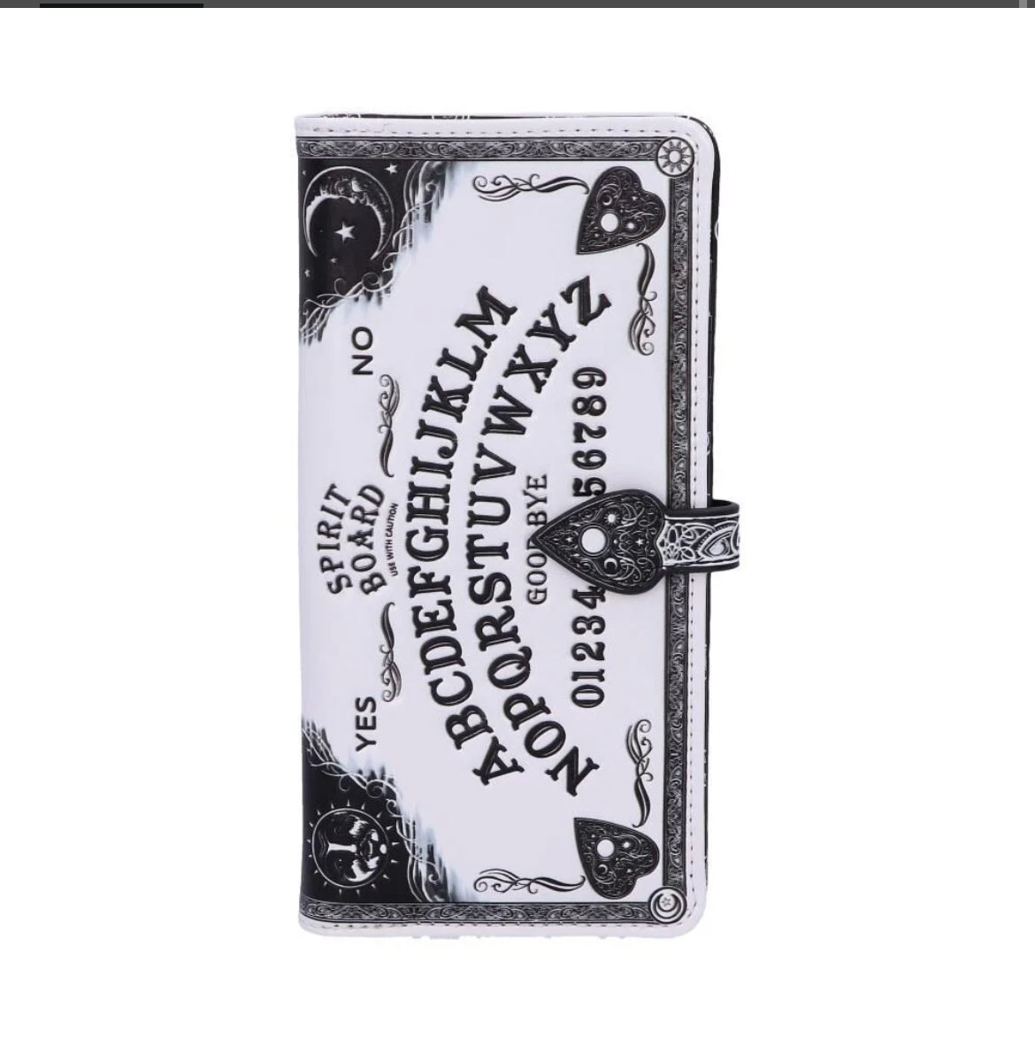 White Spirit Board Embossed Purse 18.5cm