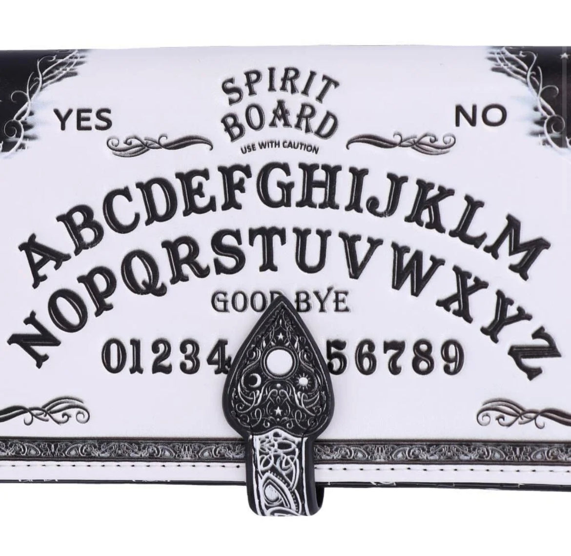 White Spirit Board Embossed Purse 18.5cm