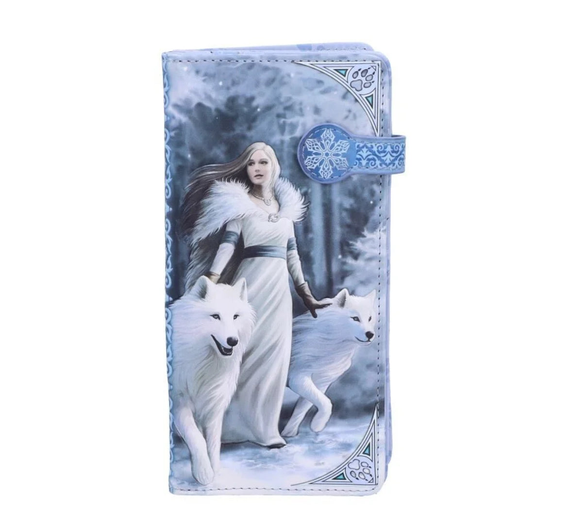 Winter's Gaurdians emobossed purse. 18.5cm