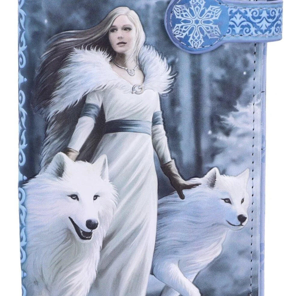 Winter's Gaurdians emobossed purse. 18.5cm