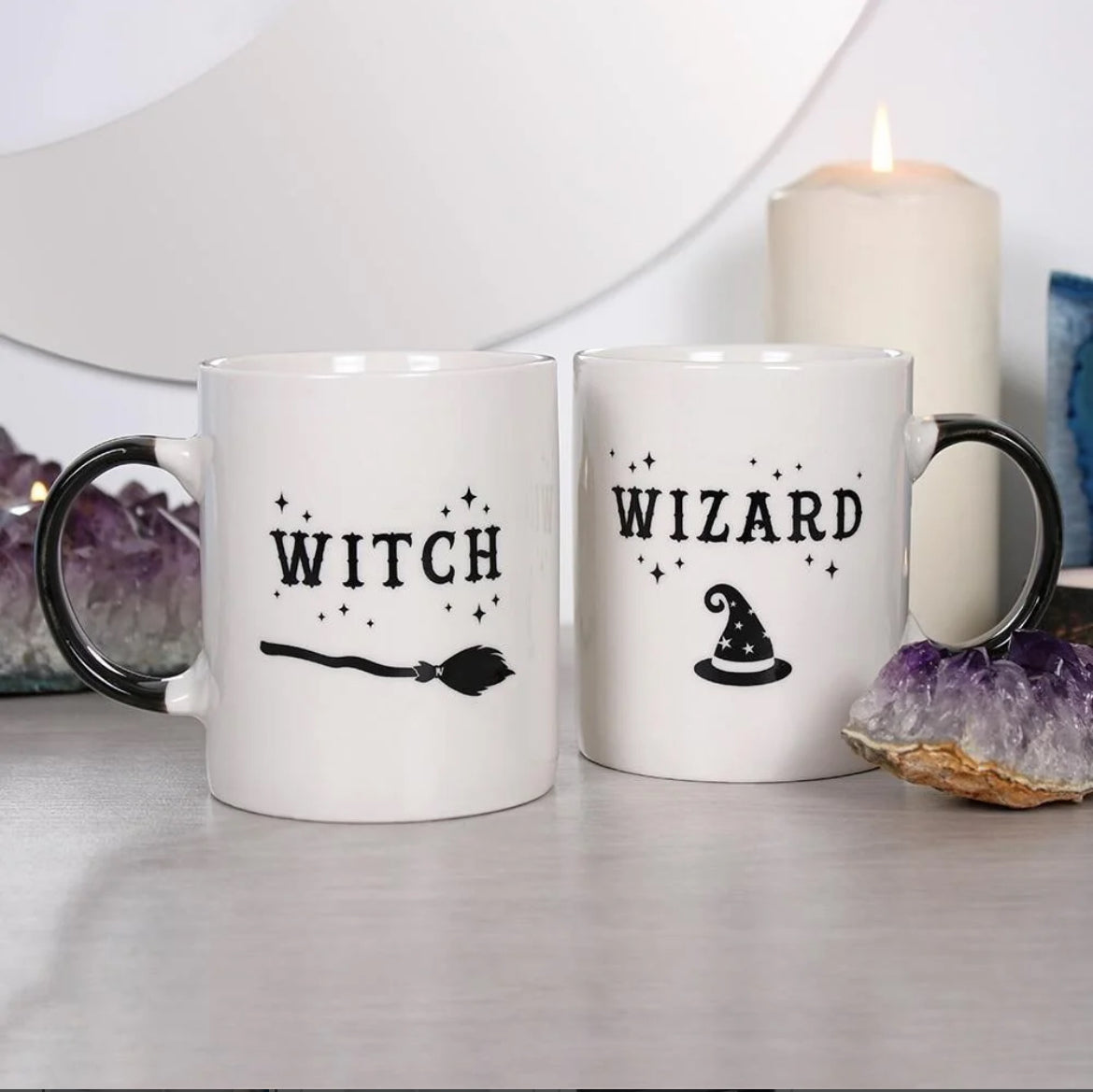 Witch and Wizard Couples Mugs