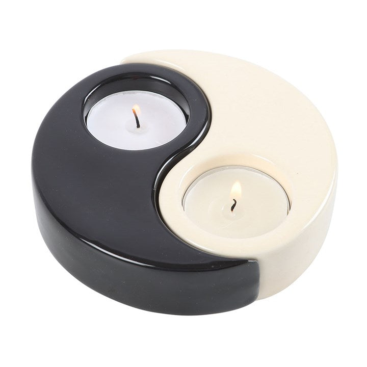 Yin and Yang Tea Light Holder