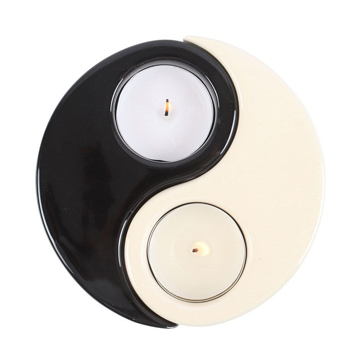 Yin and Yang Tea Light Holder