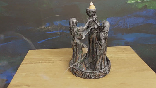 Maid, Mother and Crone Backflow Burner