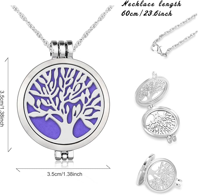Aromatherapy Jewellery Necklace - Tree of Life