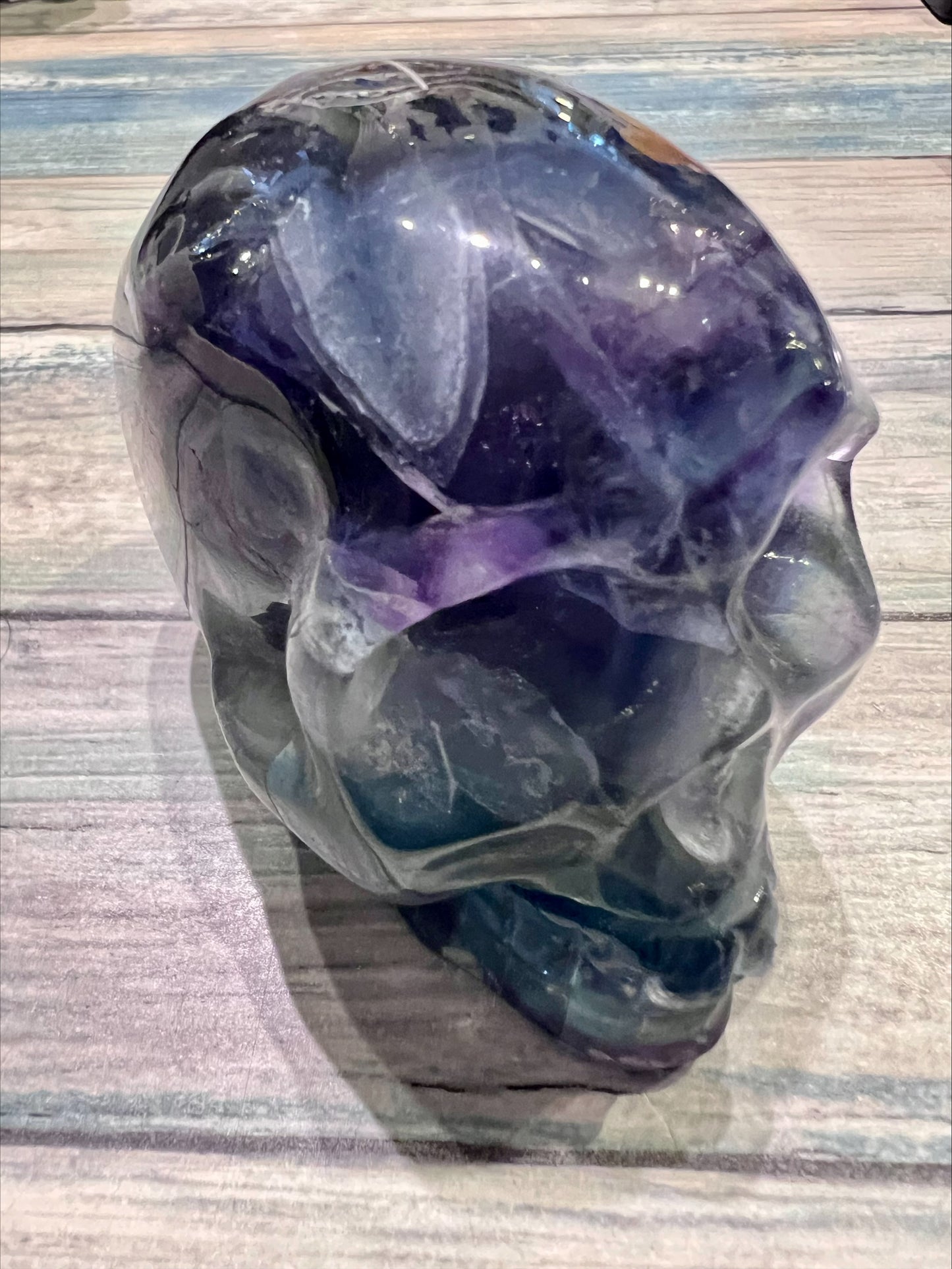 Fluorite Skull