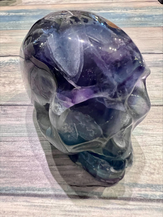 Fluorite Skull