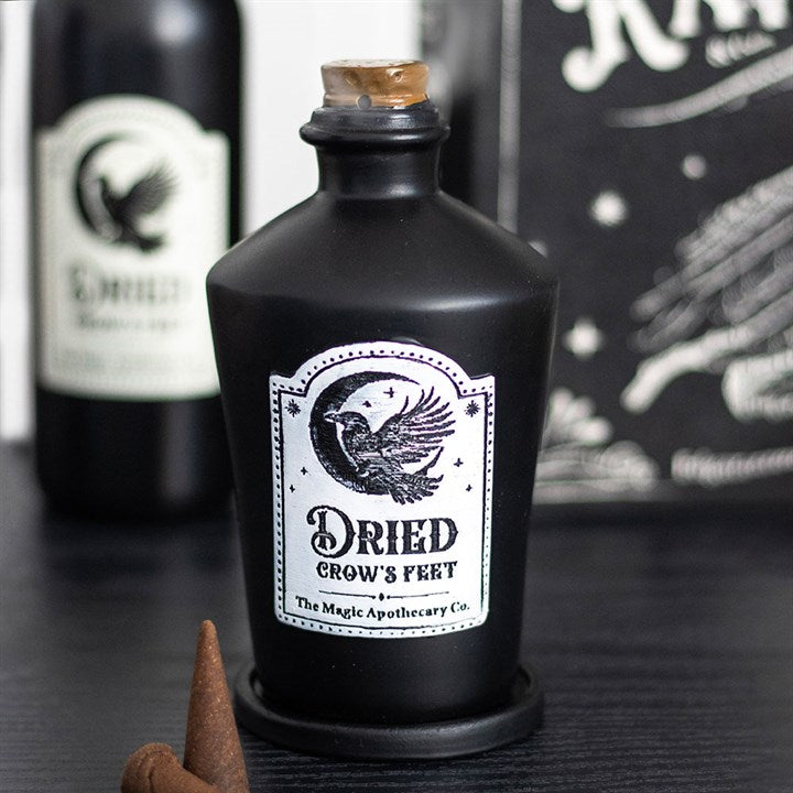 Dried Crow's Feet Incense Cone Burner