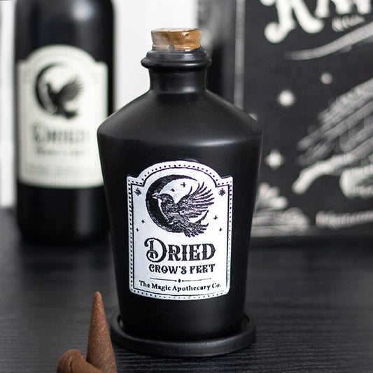 Dried Crow's Feet Incense Cone Burner