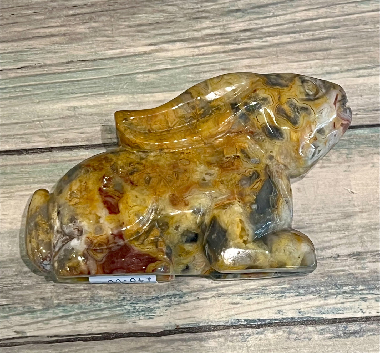 Crazy Lace Agate Hare