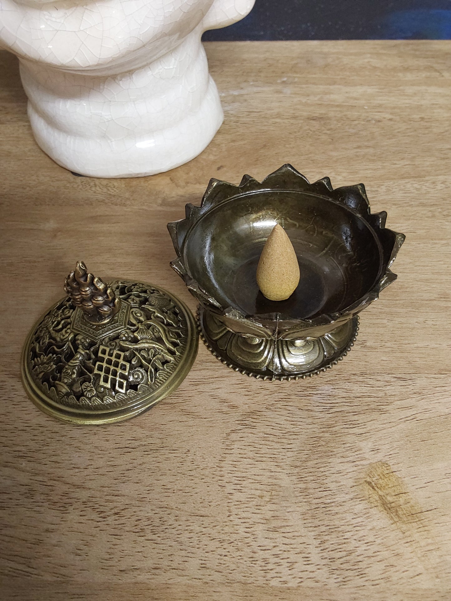 Lotus Incense Cone Holder