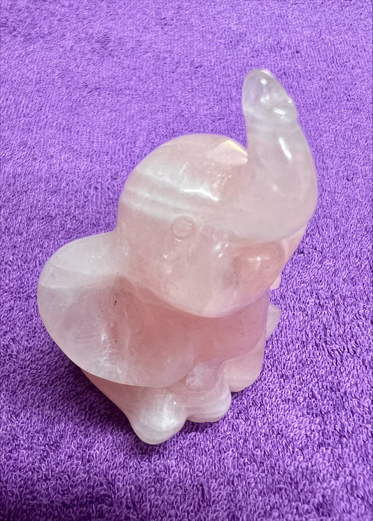 Elephant  - Rose Quartz