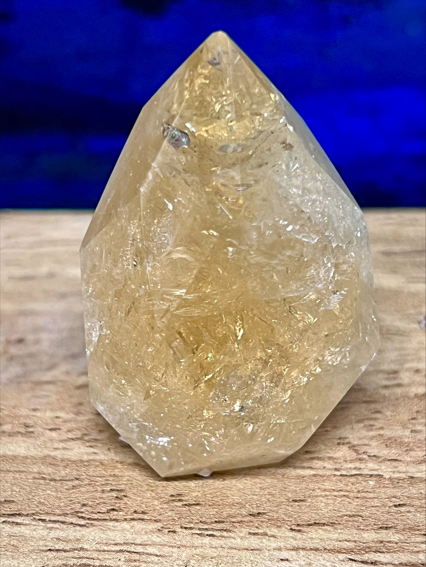 Citrine Faceted Point