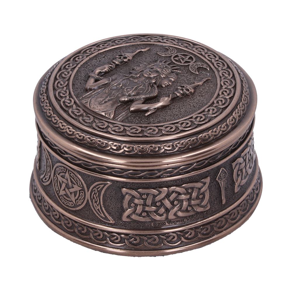 Triple Moon Goddess Box 9.5cm