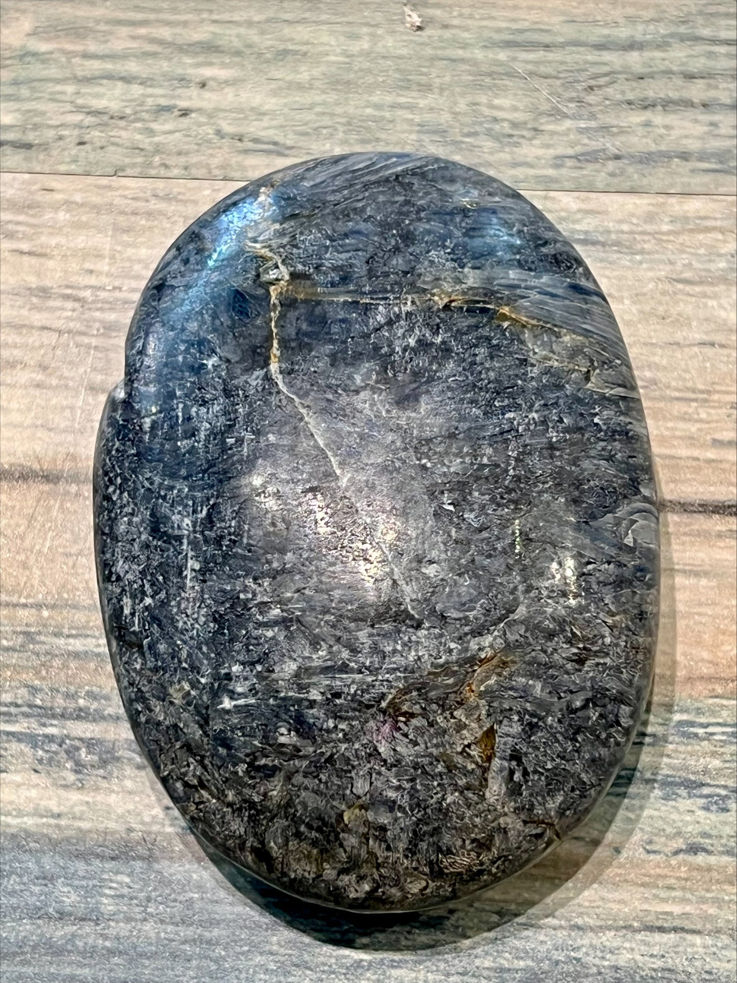 Palm Stone - Blue Kyanite