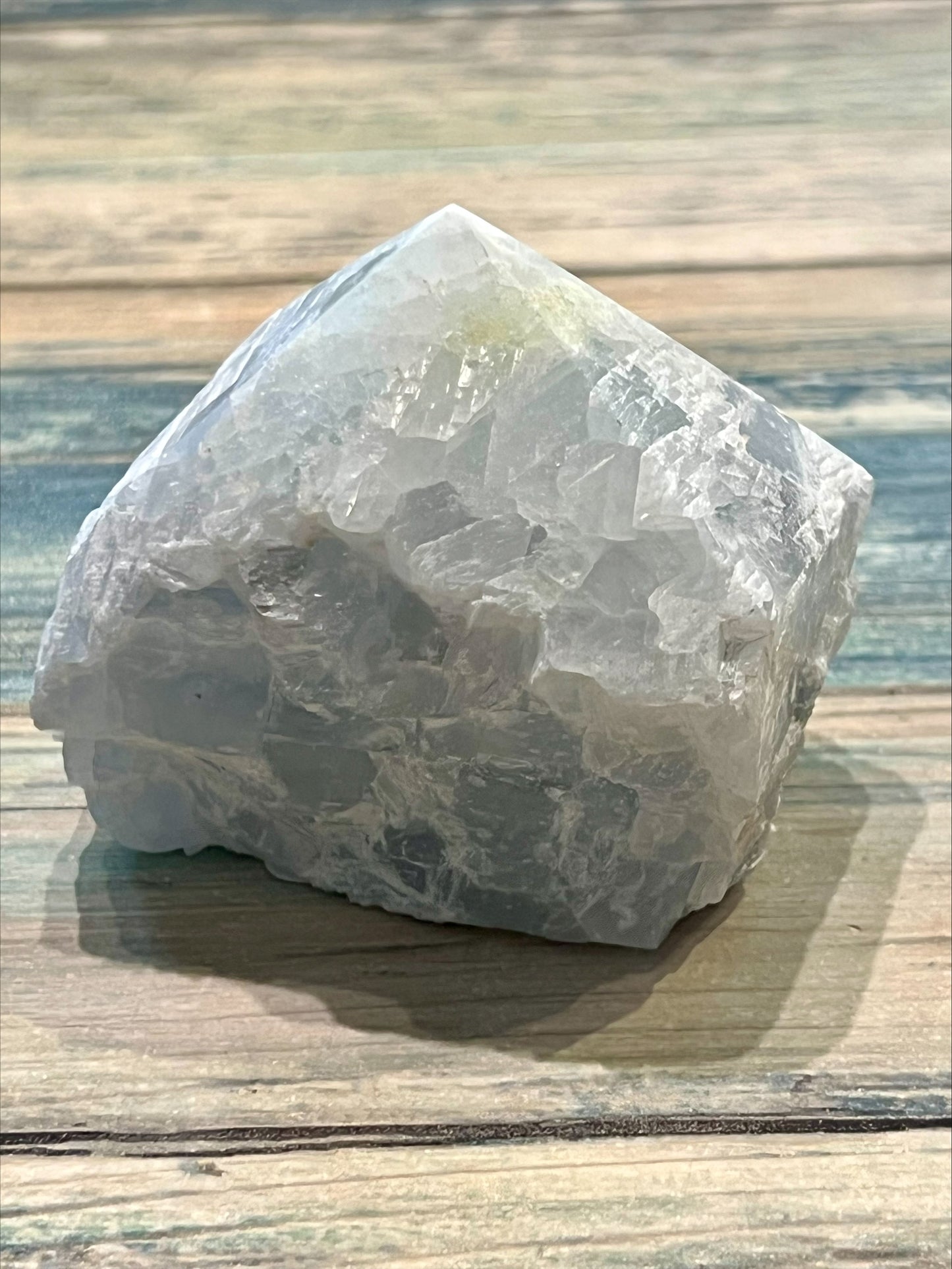 Blue Calcite Point