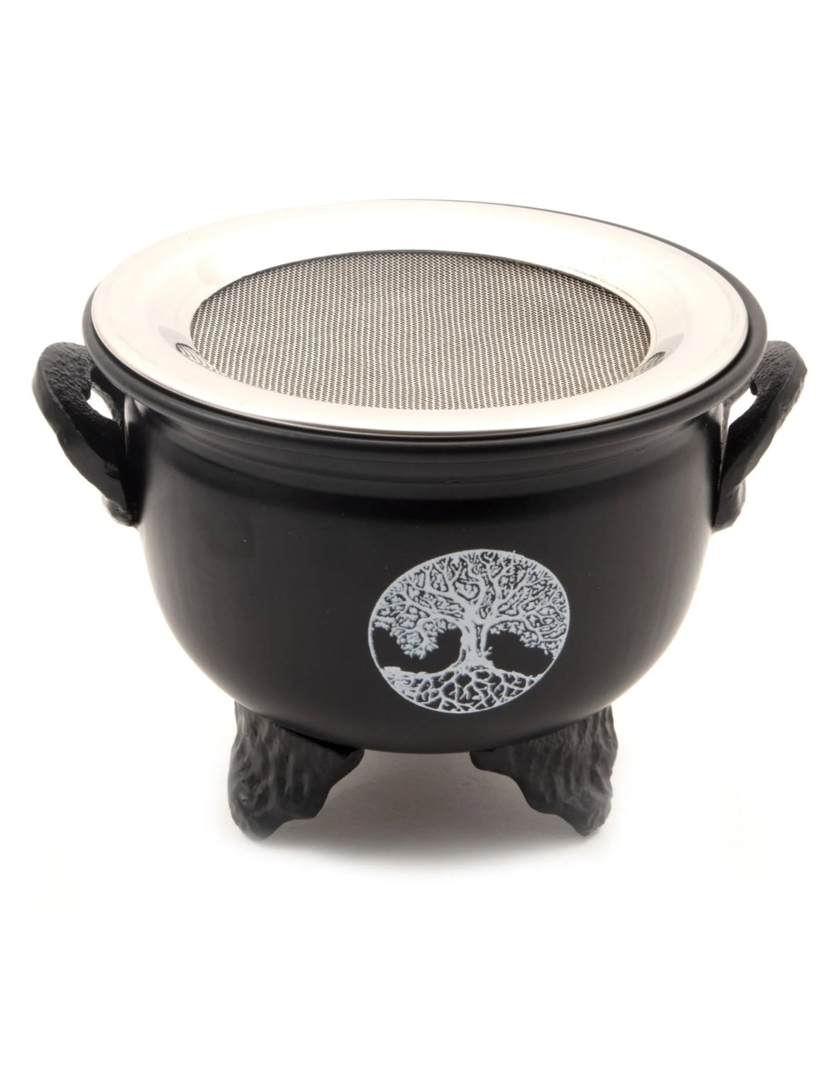 Iron Cauldron with Steel Mesh - Tree of Life
