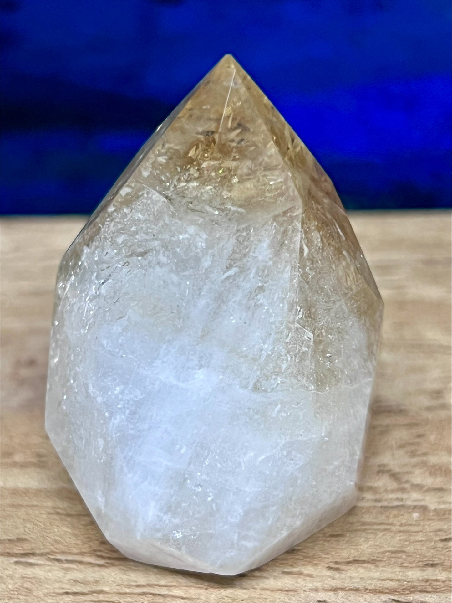 Citrine Faceted Point