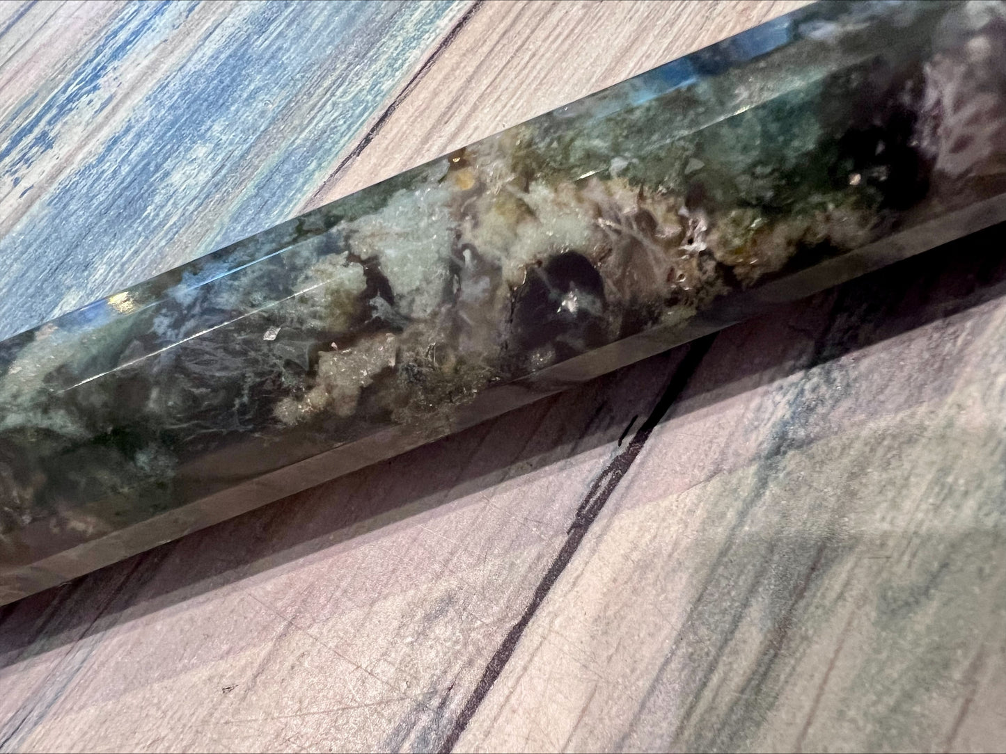Moss Agate DT Wand