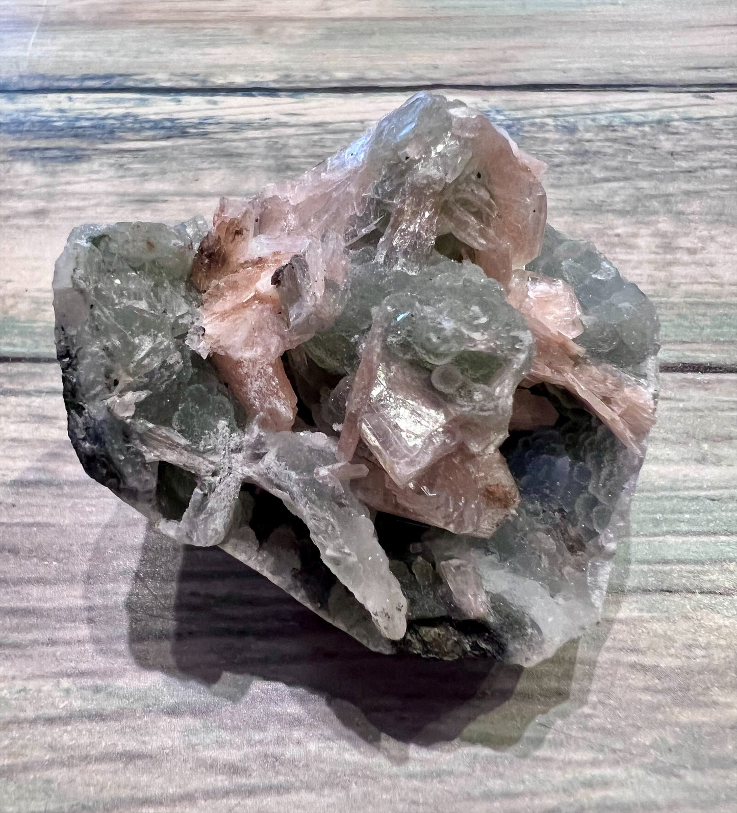Herderite/Stilbite Specimen