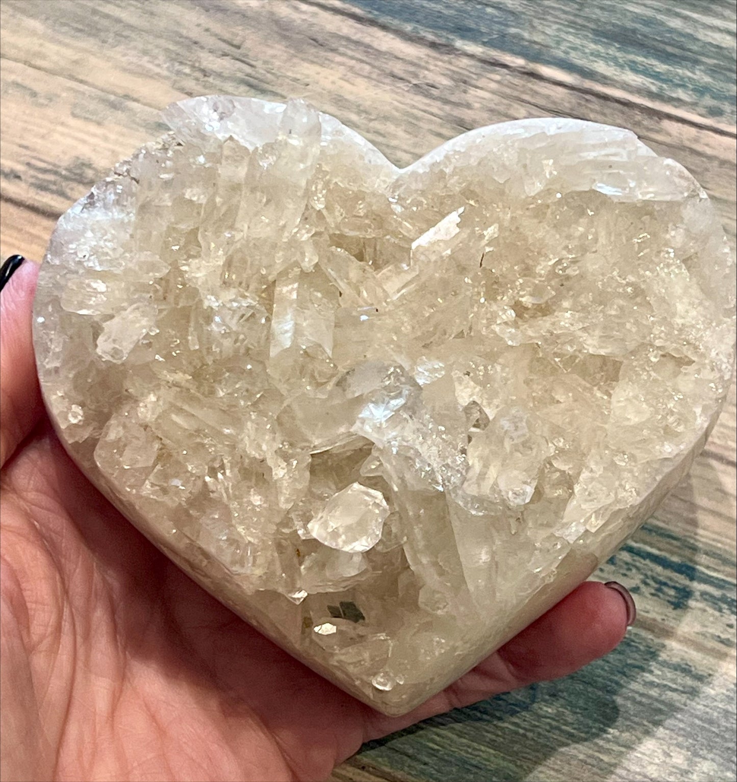 Smoky Quartz cluster heart