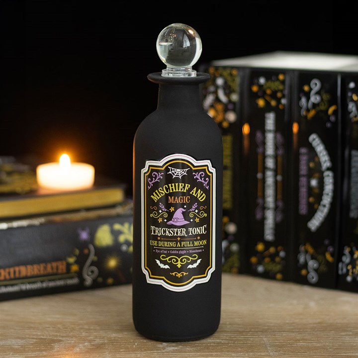 Mischief and Magic Glass Bottle