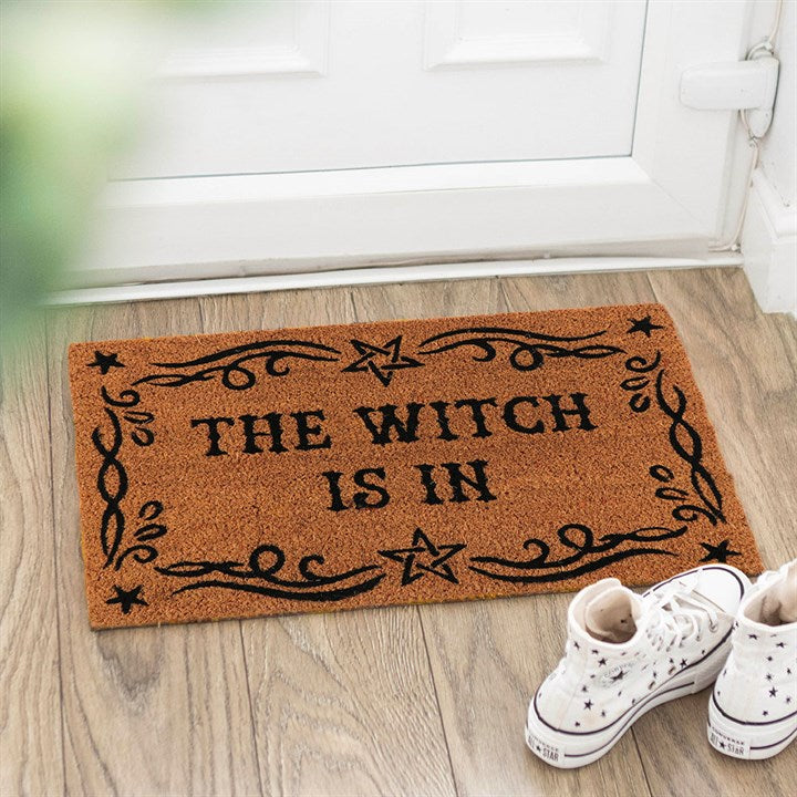 The Witch Is In Doormat