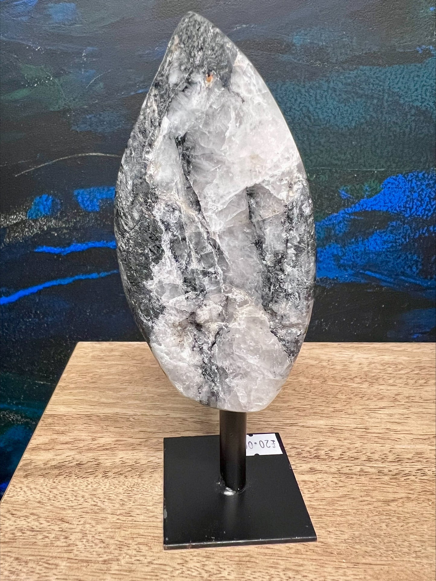 Rutilated Quartz on Stand 16cm