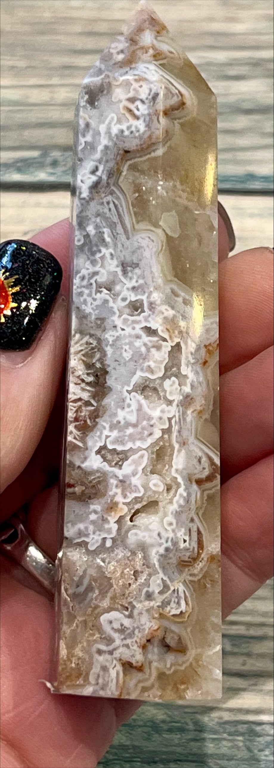 Tower - Flower Agate