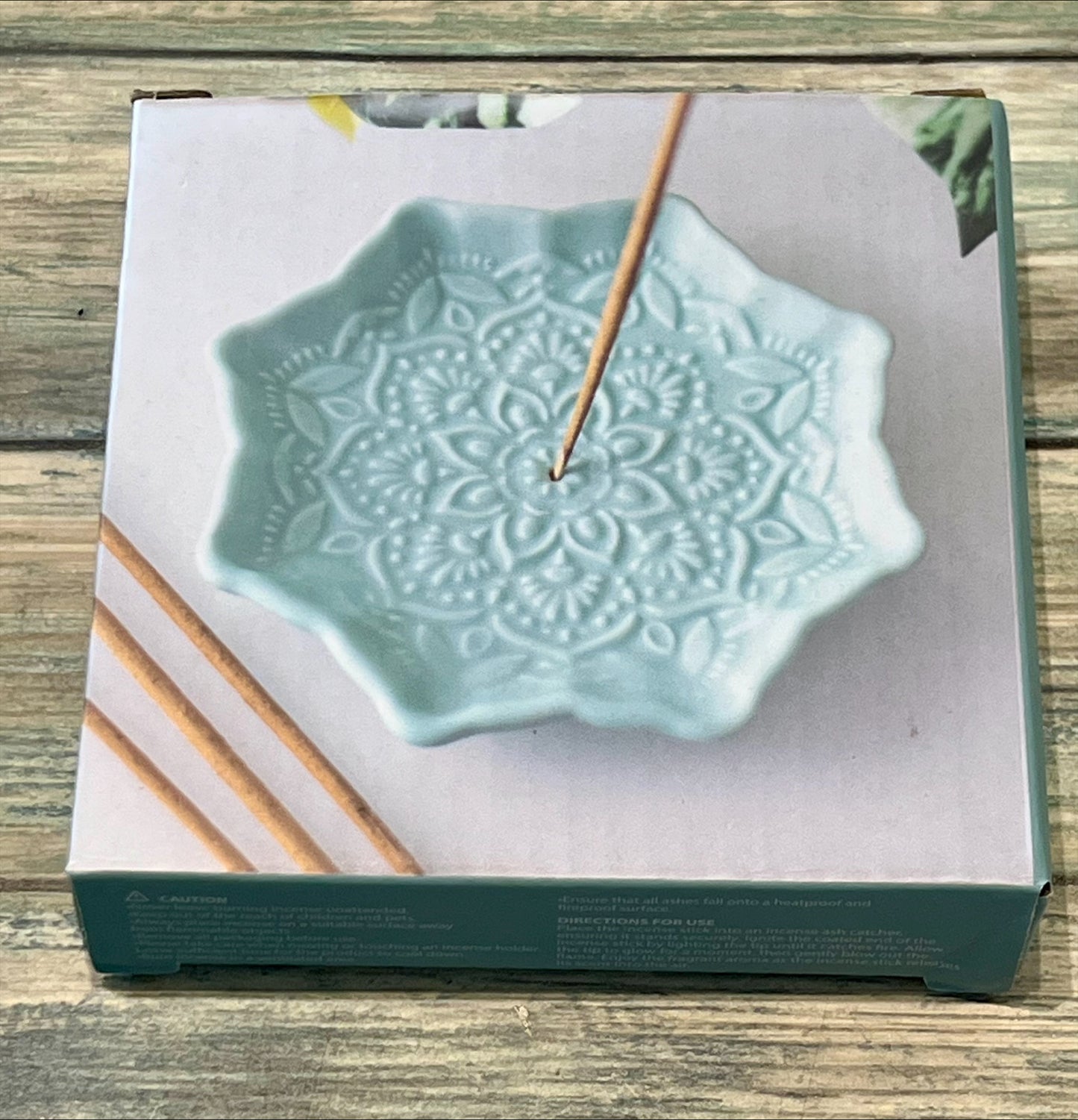 Blue Mandala Incense Stick Holder