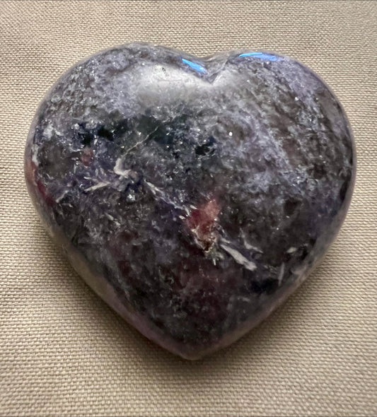 Heart - Lepidolite