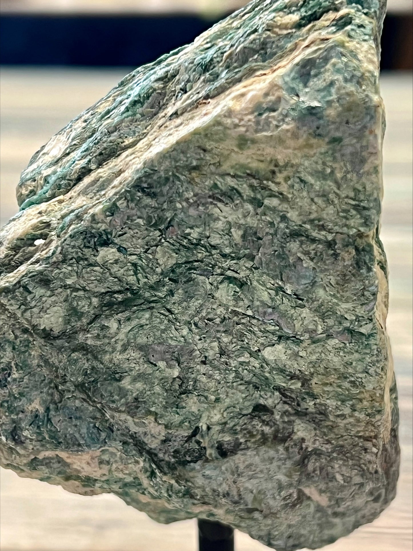 Fuchsite on stand