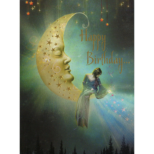 Moon Greeting Card