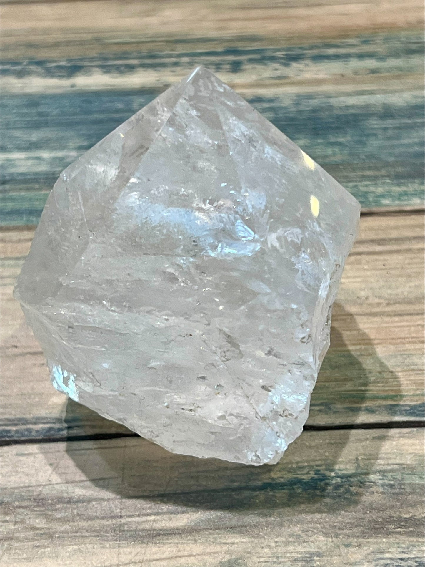 Clear Quartz Cut Base Point