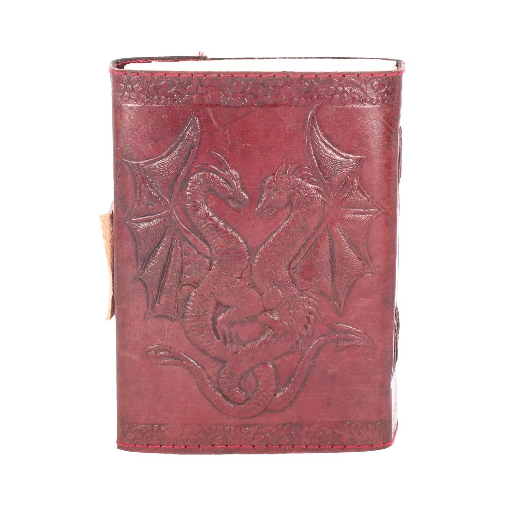 Double Dragon Leather Embossed Journal and Lock