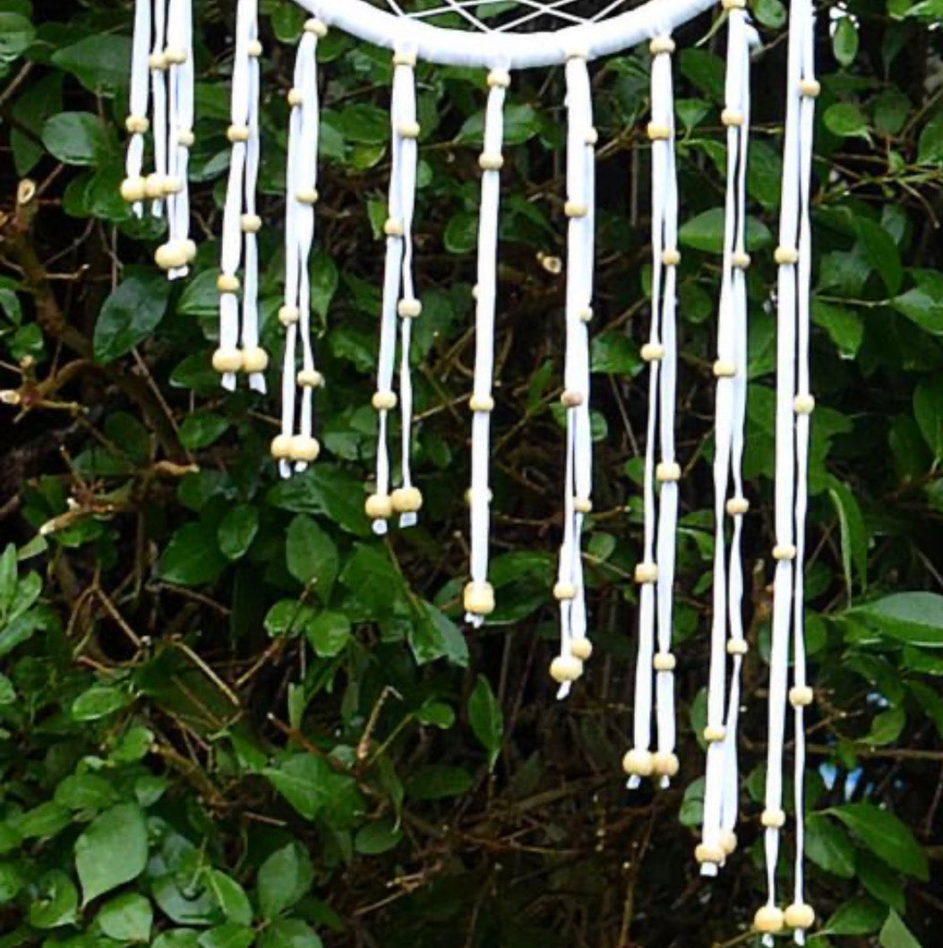 Dreamcatcher moon white diameter 29cm