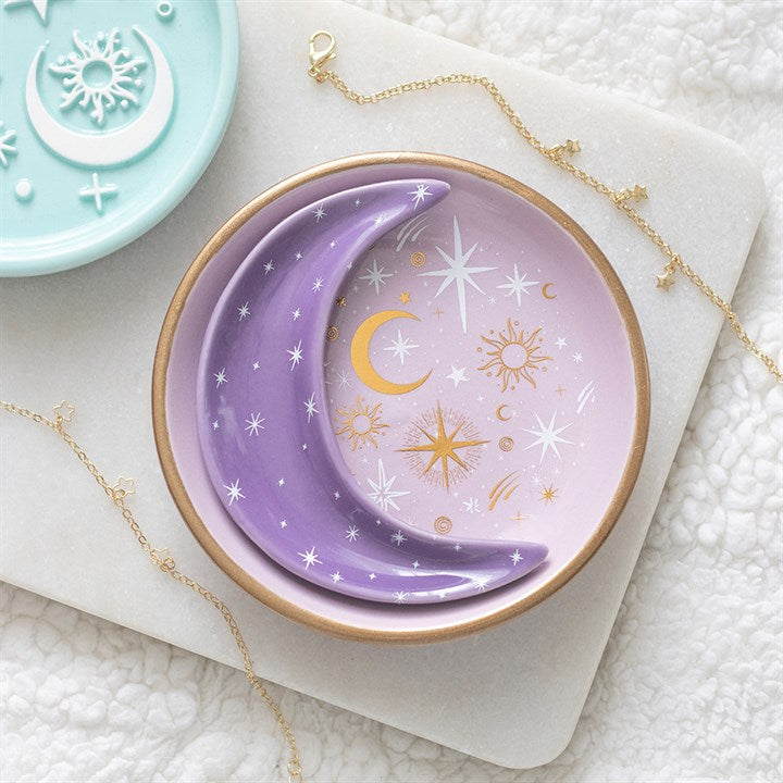 Pastel Moon Stacking Trinket Dish