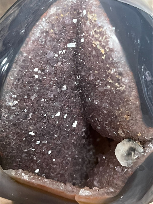 Mushroom - Agate with druzy
